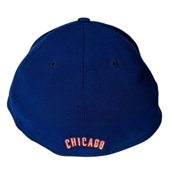 New Era 59Fifty Chicago Cubs MLB Blue Fitted Baseball Cap/Hat SZ Medium-Large - Picture 4 of 7